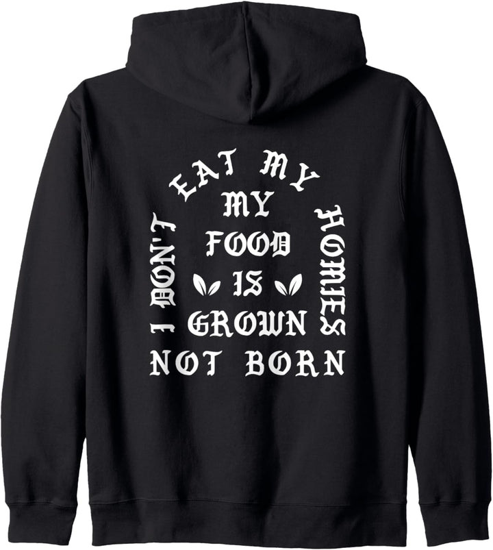 Rap Style I Don't Eat My Homies Vegan Rapper auf Pflanzenbasis Kapuzenjacke