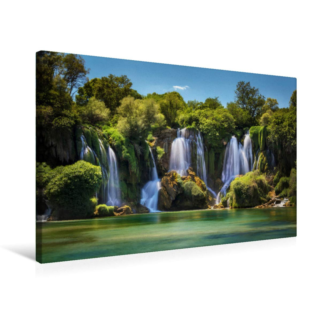 CALVENDO Kravica-Wasserfälle - Bosnien und Herzegowina 75x50cm, 75x50cm