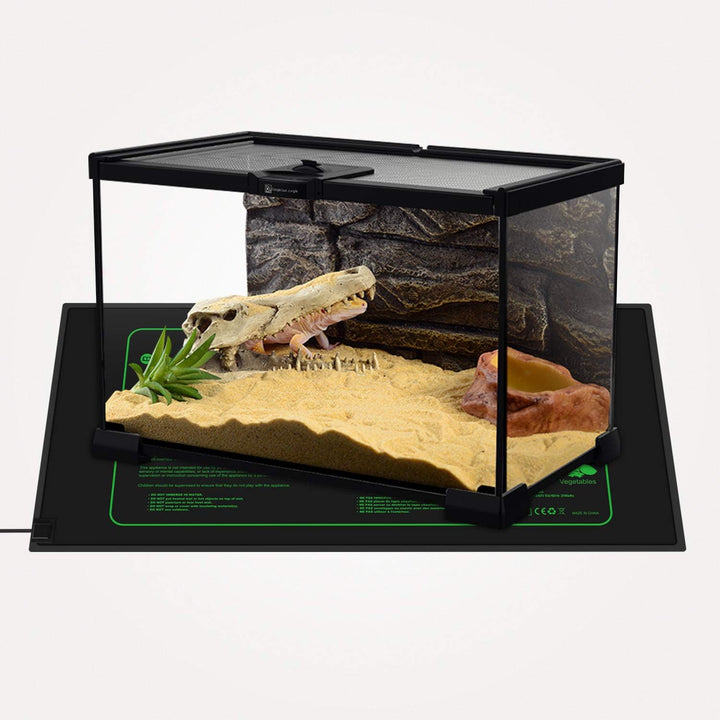 LERWAY Heizmatte Zimmergewächshaus Wärmematte Reptil Dragon Temperatur Heizkissen Amphibien Pet Mat