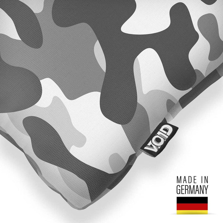 VOID Tarnfarben Grau Kissenbezug Kissenhülle Sofakissen Kissen Deko Outdoor-Kissen Dekokissen, Kisse