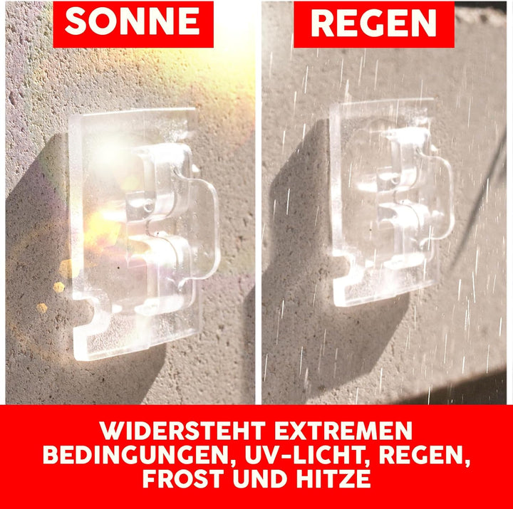 20 Stück Klebehaken mit Montagekleber 30ml, extra stark, für Katzennetz Balkon – ohne Bohren, transp