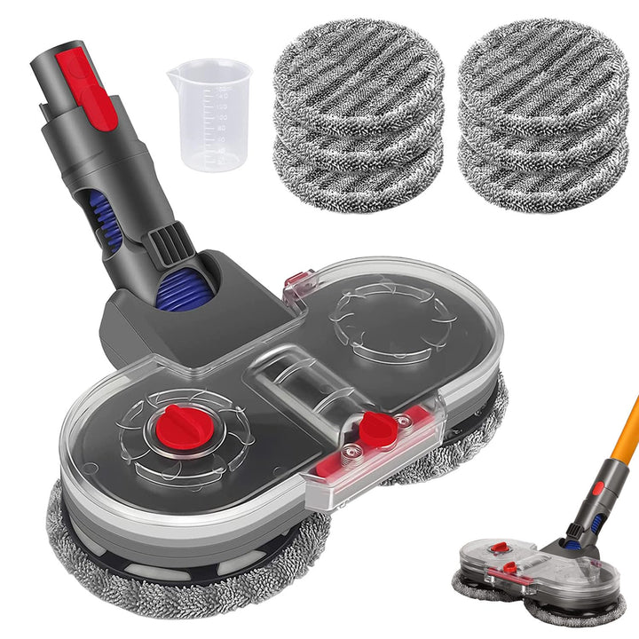 Asdazrxy Elektrischer Wischaufsatz für Dyson V11 V10 V8 V7 V15 Staubsauger, Wischaufsatz für Dyson m