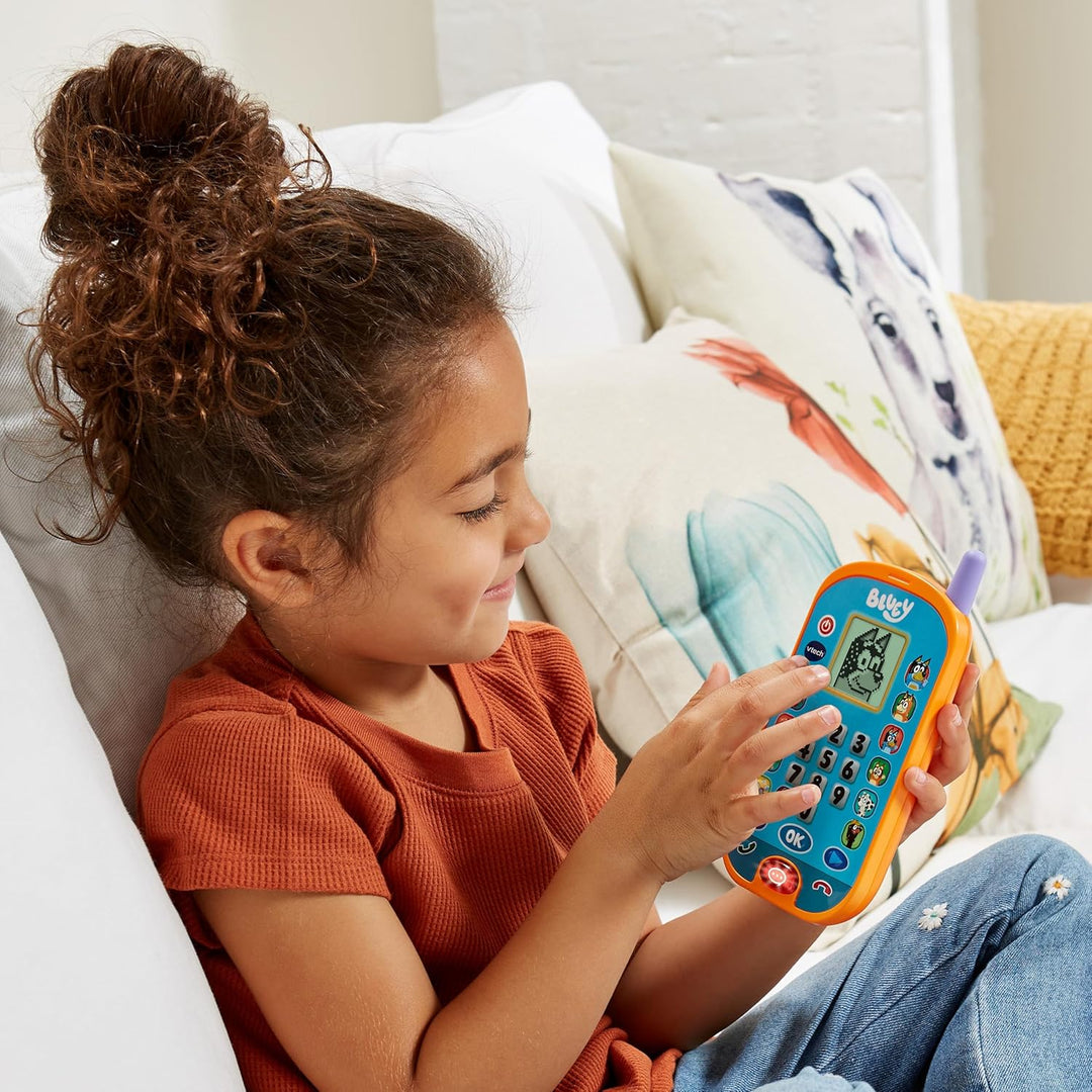 VTech Bluey Lernhandy – Mit den Originalstimmen von Bluey und Bingo und spannenden Lernspielen – Für