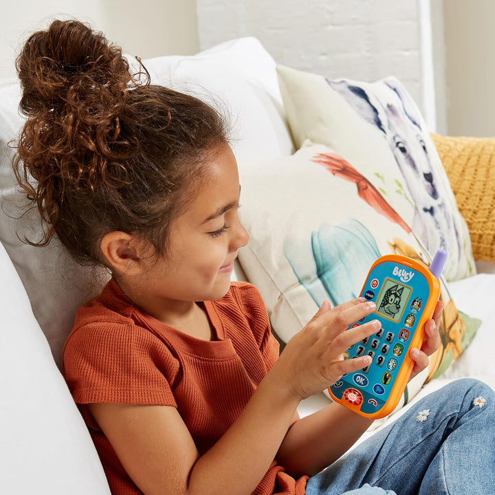 VTech Bluey Lernhandy – Mit den Originalstimmen von Bluey und Bingo und spannenden Lernspielen – Für