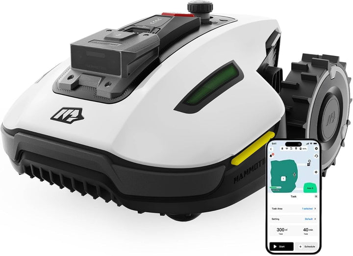 MAMMOTION YUKA Mini 500 Mähroboter, bis zu 500 m², UltraSense AI Vision und RTK, 45% Steigung, Autom