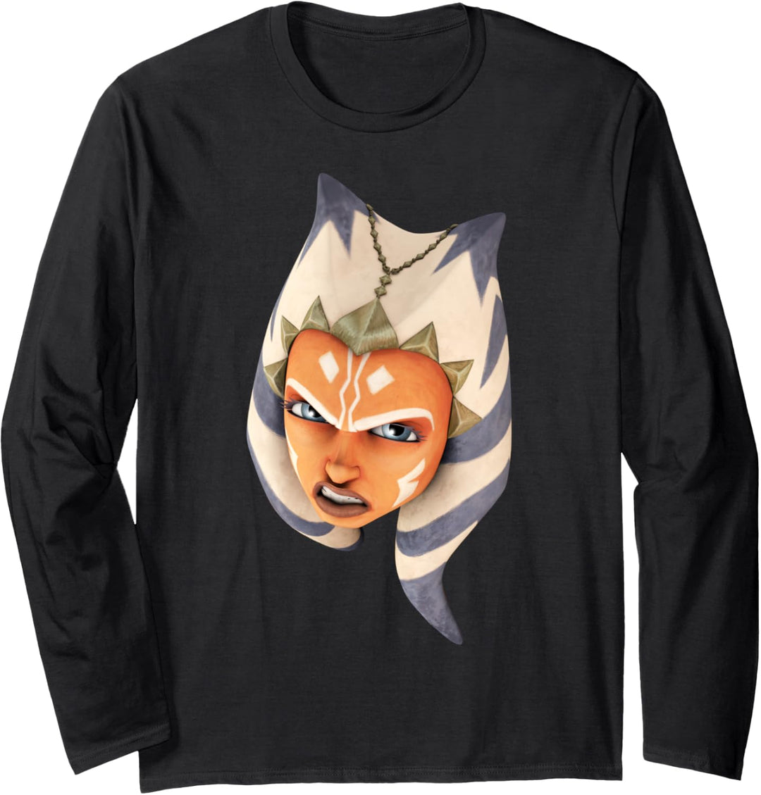 Star Wars: Clone Wars Ahsoka Big Face C1 Langarmshirt