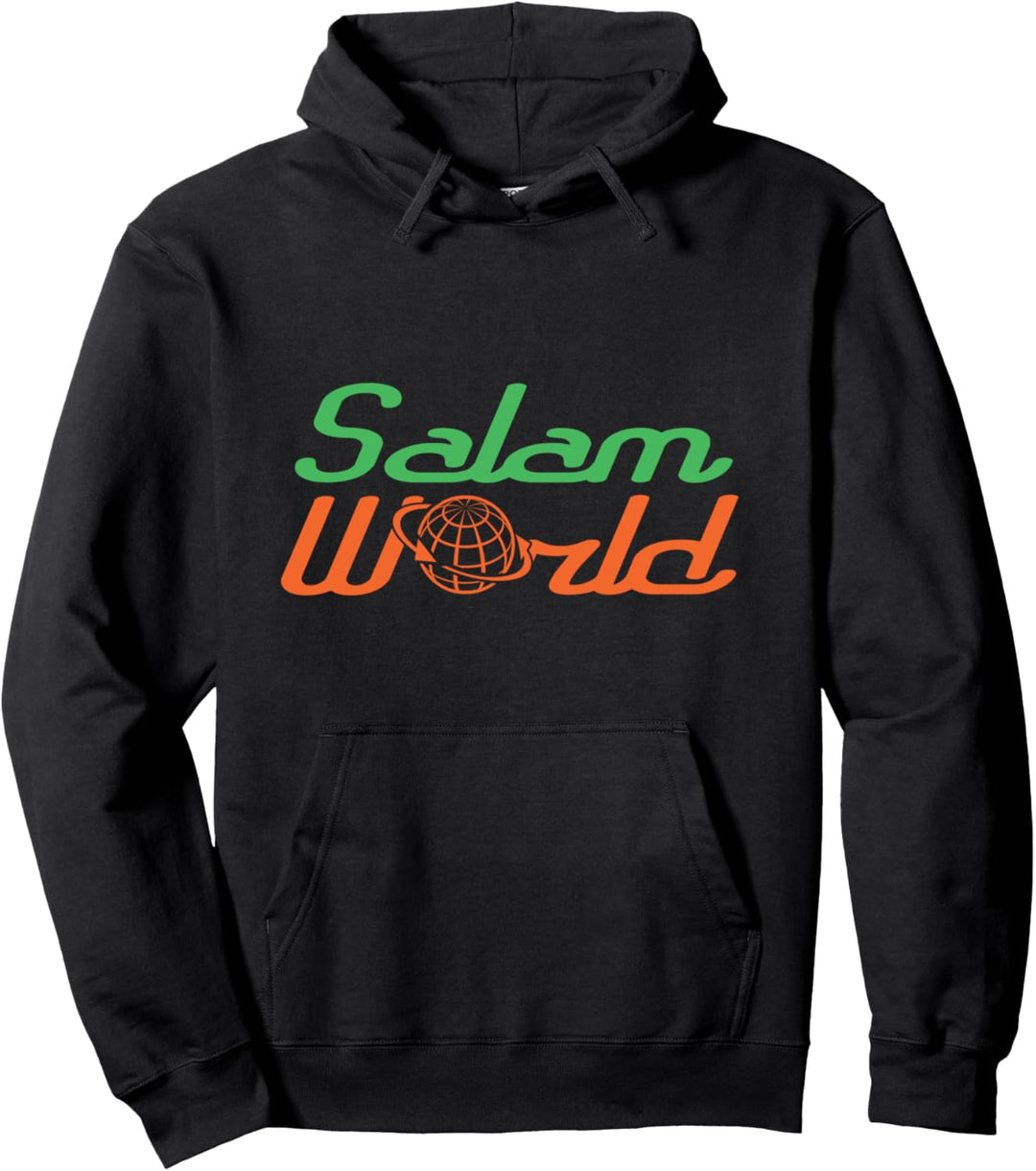 Gruss Grüsse Hallo Welt Salam Islam Moslem Muslim Geschenk Pullover Hoodie