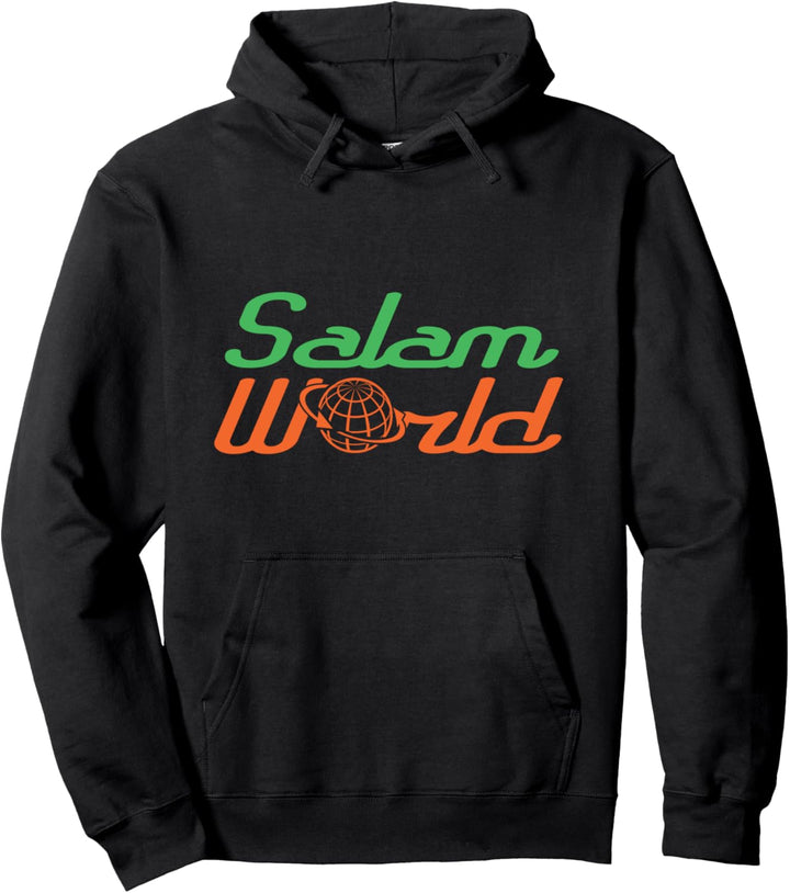 Gruss Grüsse Hallo Welt Salam Islam Moslem Muslim Geschenk Pullover Hoodie