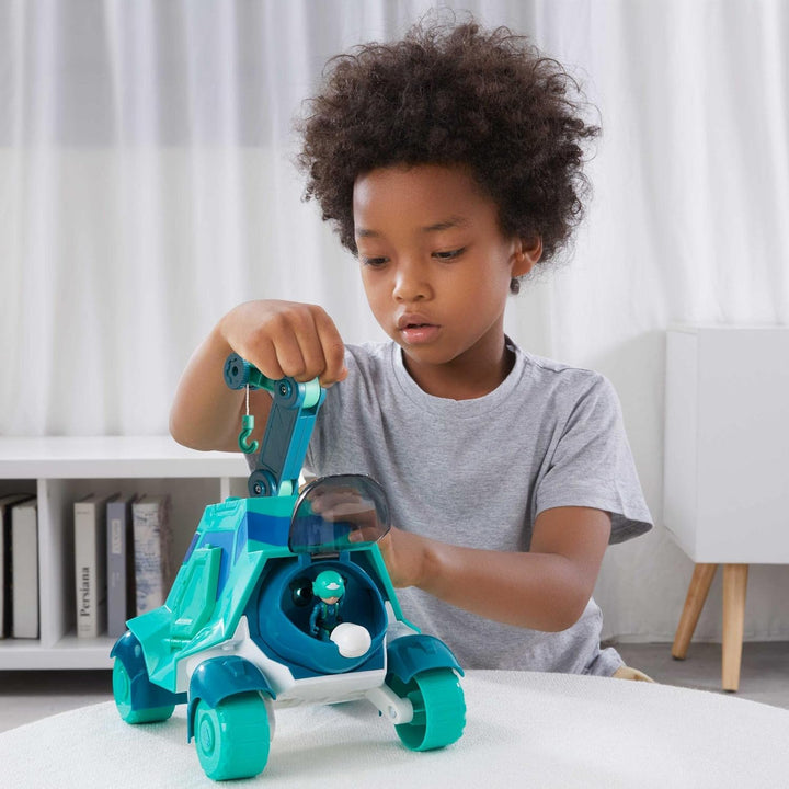Giochi Preziosi Petronix Defender Shell-E Puppy mit Funktion 20 cm und 7 cm Figur, 20 cm grosse Acti