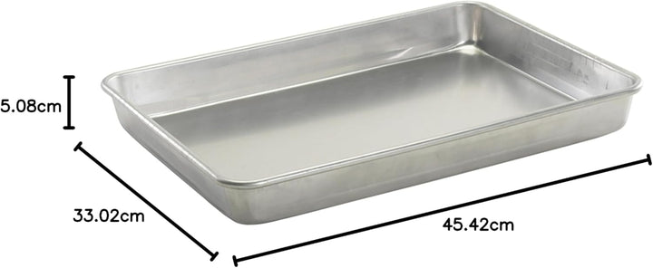 Nordic Ware Kuchenform aus natürlichem Aluminium Natural 17 x 12 High-Sided Sheet, Natural 17 x 12 H