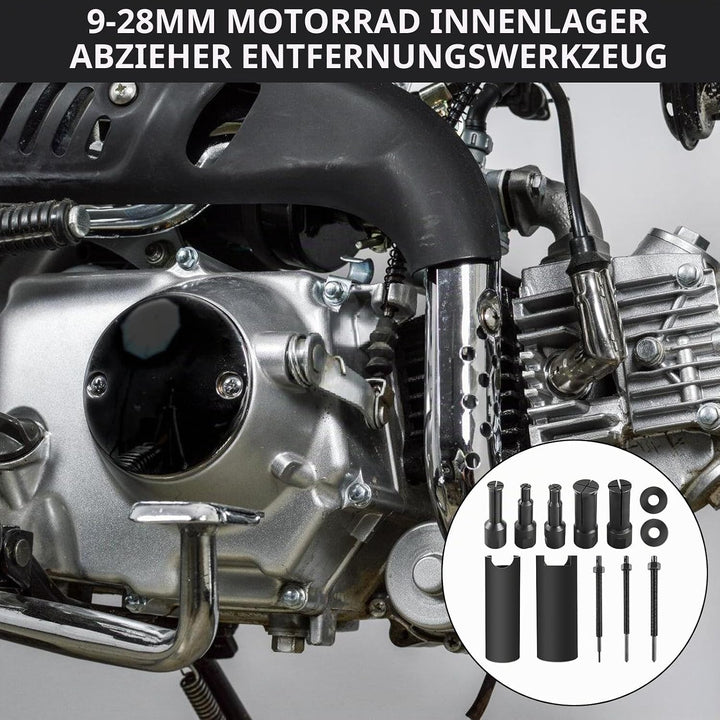9-23mm Innenlager Abzieher Set, 12 Stück Radlager Abzieher Motorrad, Motorrad Innenlager-Auszieher-K