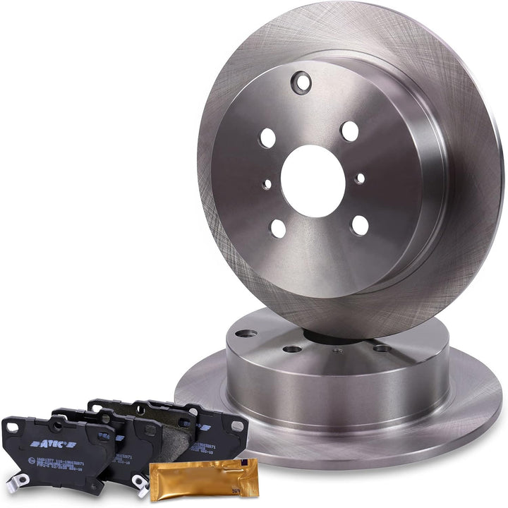 Bremsenset Hinterachse inkl. Bremsscheiben Ø 269 mm Voll + Bremsbeläge Hinten, Passend für TOYOTA CO