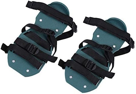 Ejoyous Rasenbelüfter Schuhe, Rasen Nagelschuhe mit 4 Verstellbare Riemen Rasenlüfter Rasenvertikuti
