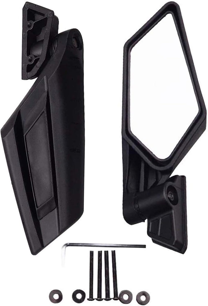 WOOSTAR 1.7" Konvexer Seitenspiegel Ersatz für UTV Polaris RZR Maverick X3 2017 2018 Suzuki Quadrace