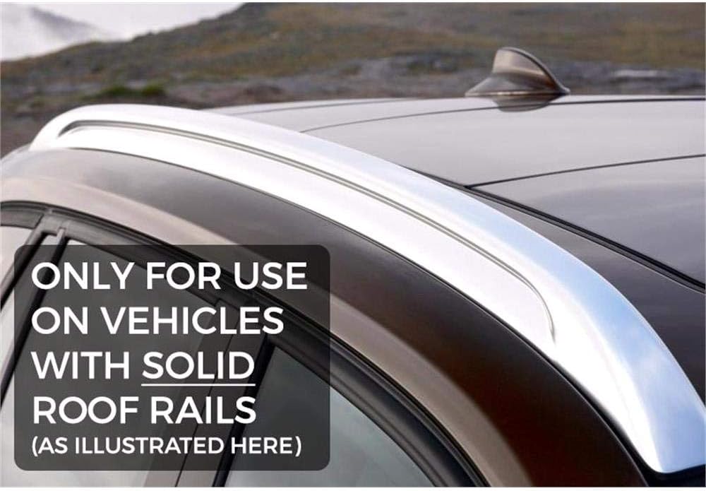 NORDRIVE N15051 Paar Dachträger aus Stahl, 127 cm