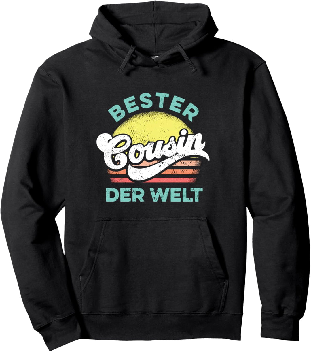 Bester Cousin der Welt Vintage Spruch Pullover Hoodie