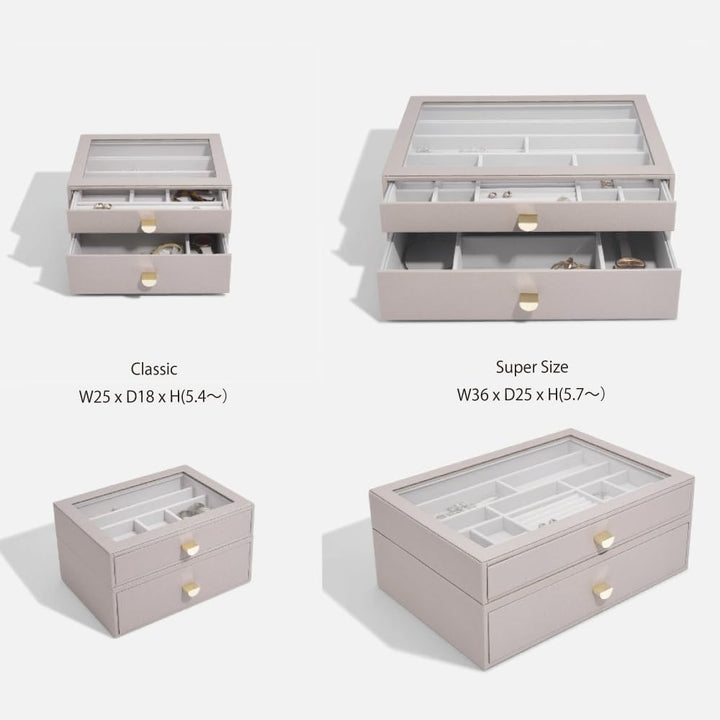 Stackers Blush Classic Jewellery Box Display Drawer Blush Pink, Blush Pink