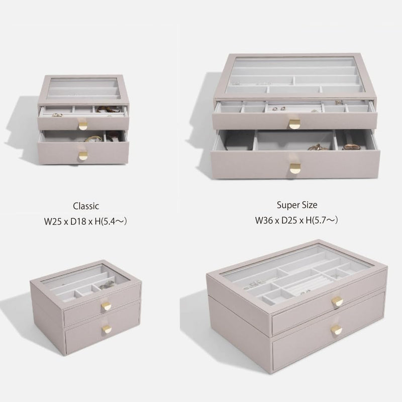 Stackers Blush Classic Jewellery Box Display Drawer Blush Pink, Blush Pink