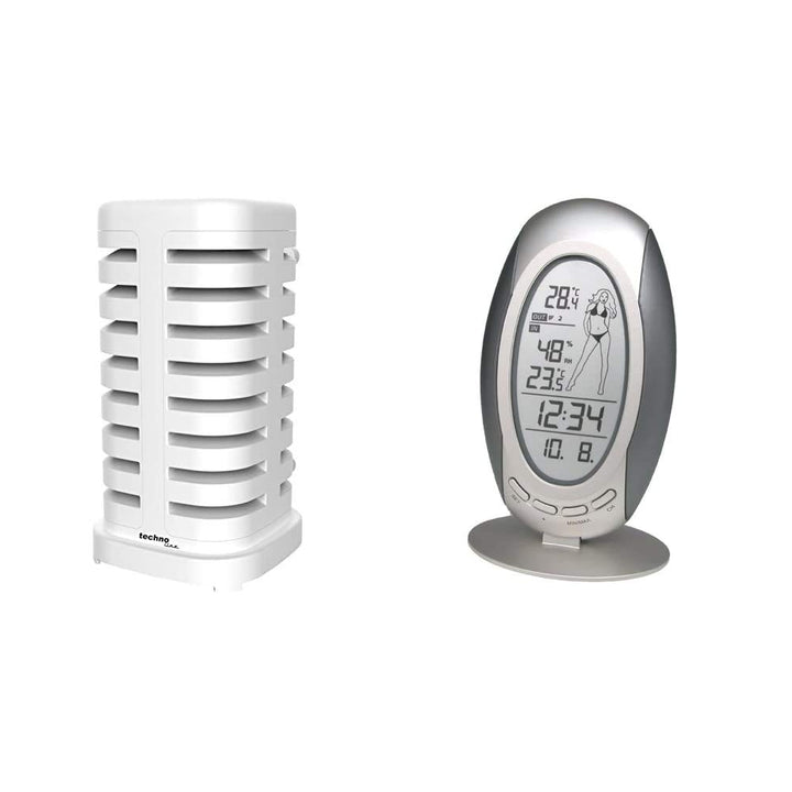 WS9723 Funkwetterstation mit Schutzhülle für den Aussensender mit Wetterschutz, mit Wetterschutz