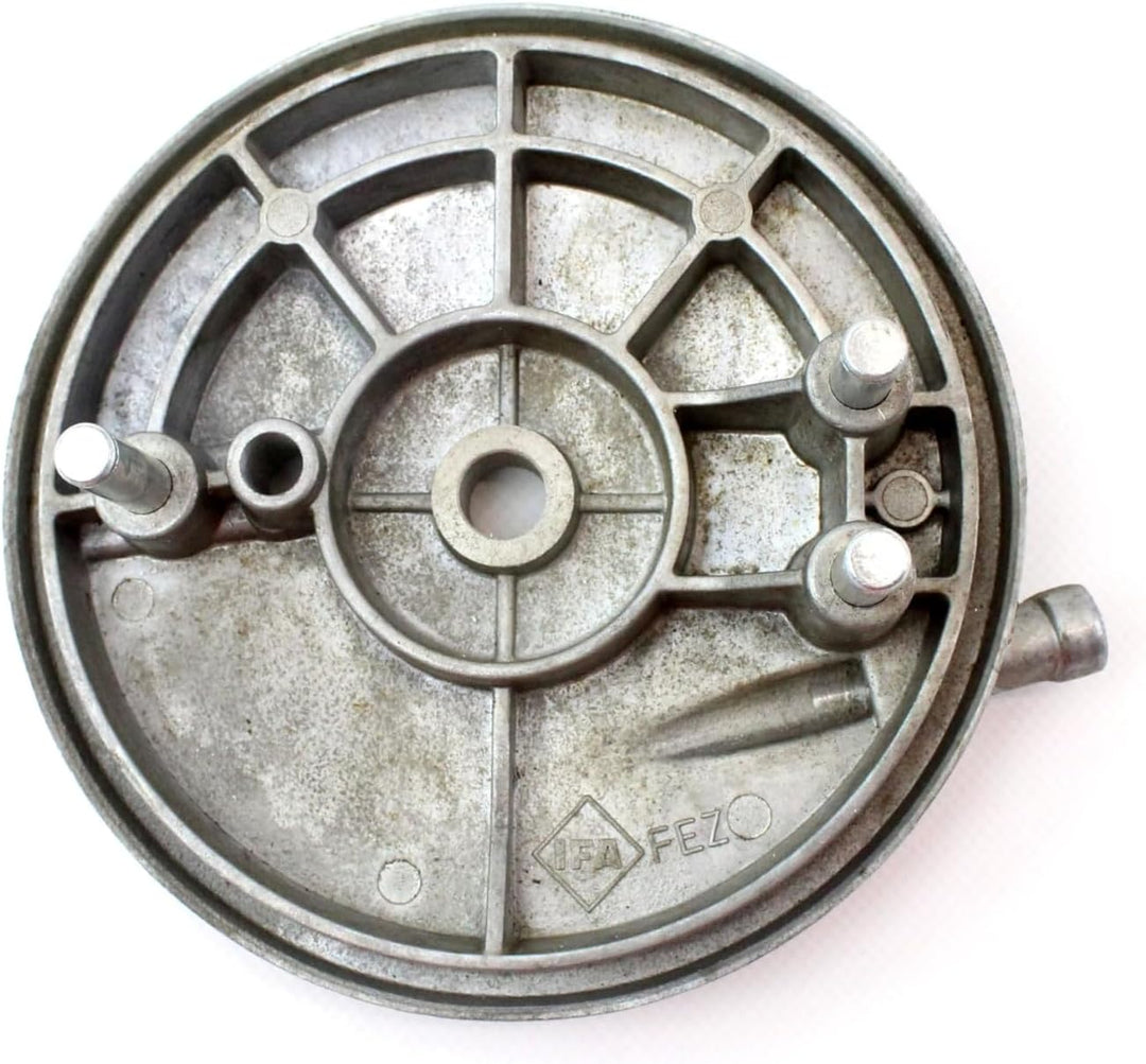 Bremsschild natur hinten mit Bohrung für Bremslichtkontakt Bremszug innen Simson Schwalbe KR KR51 KR