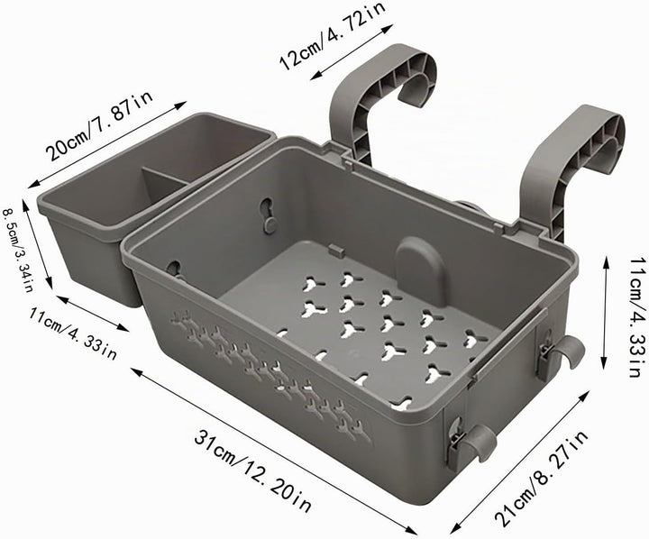 Pool Aufbewahrungskorb Set inklusive Kunststoff Pool Korb Pool Getränkehalter Hot Tub Zubehör Multif