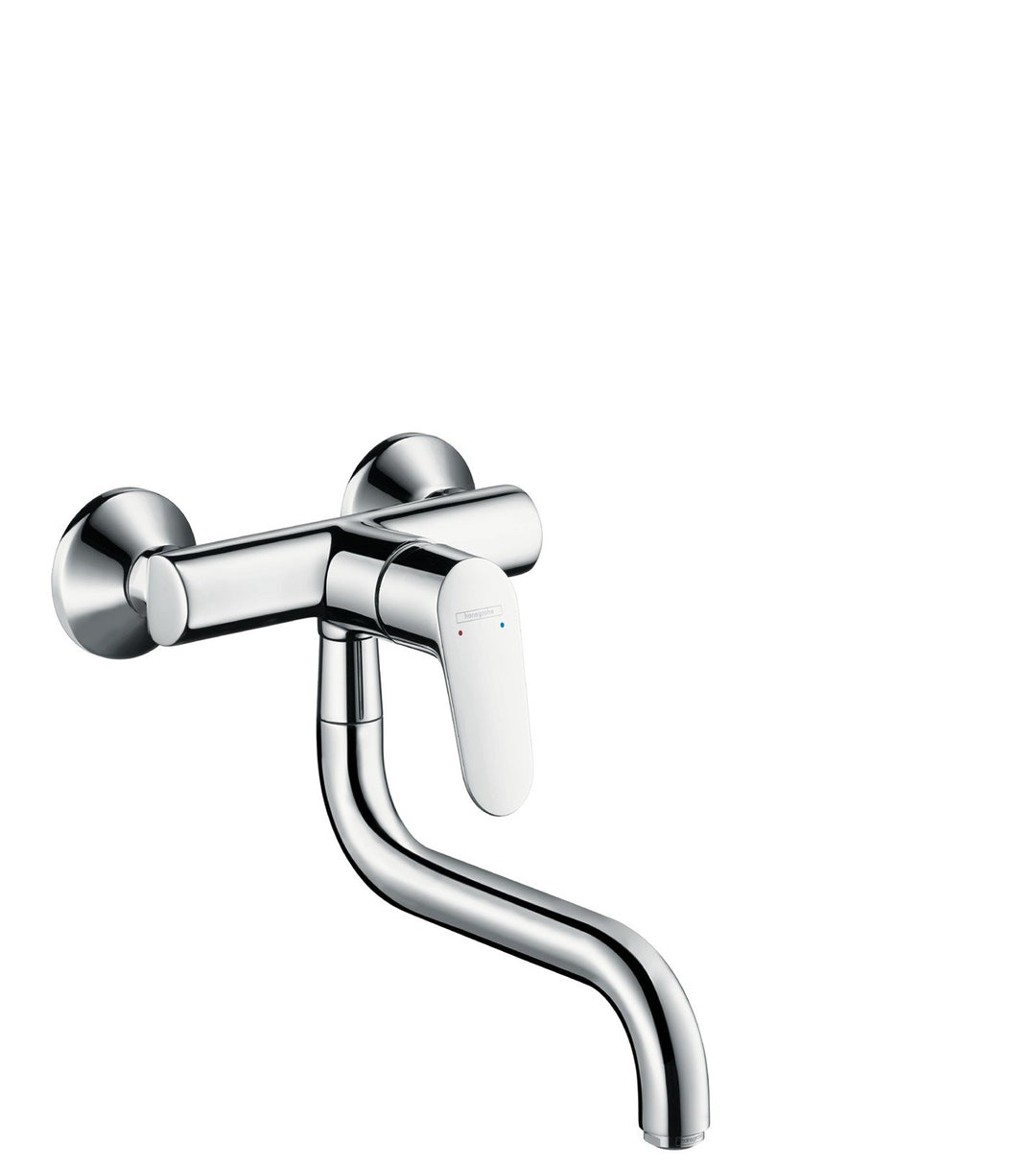 hansgrohe Focus Einhebel-Küchenarmatur, Wandmontage, Chrom, Chrom