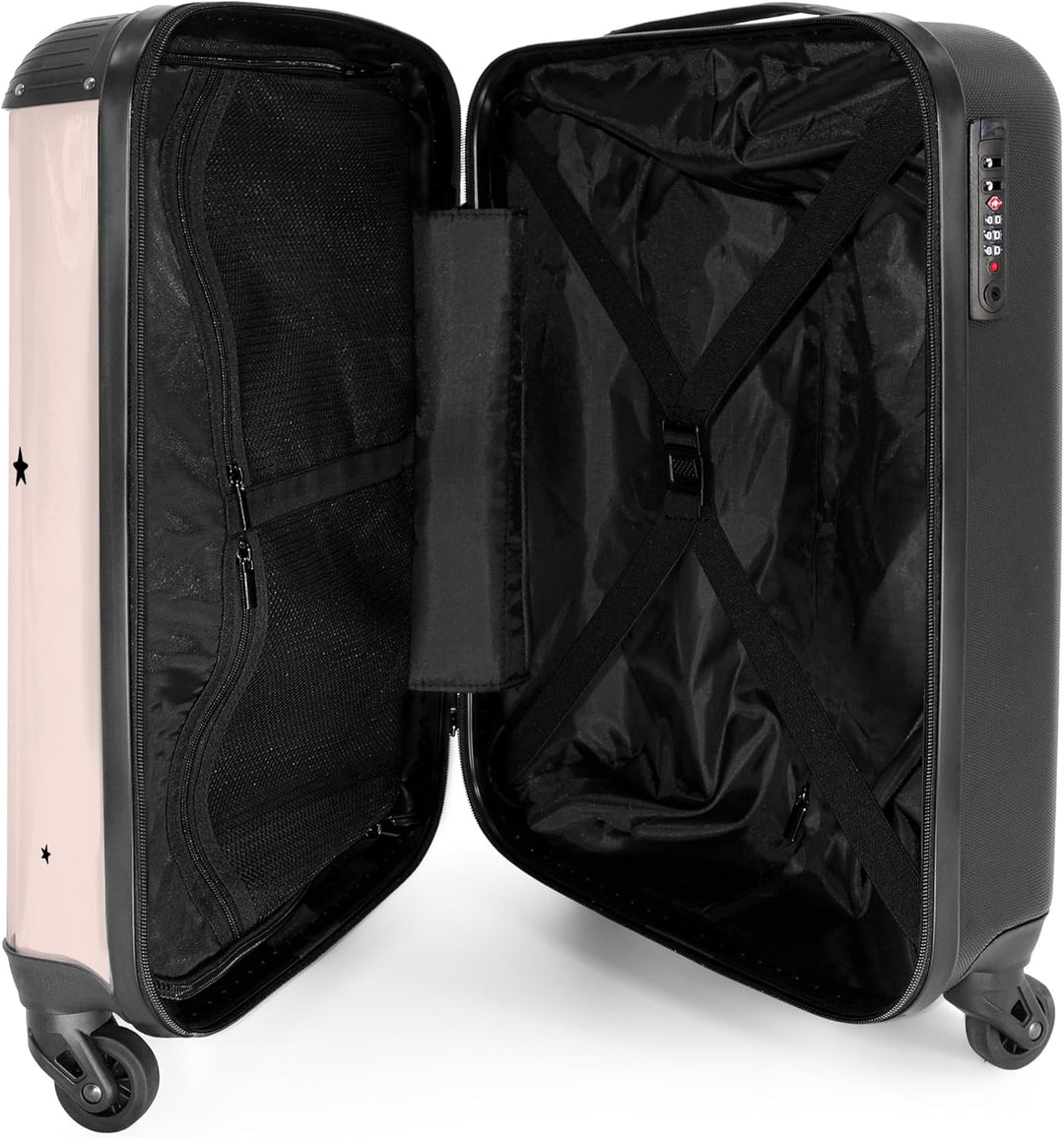NoBoringSuitcases.com® Kinderkoffer Mädchen - Koffer Kinder - Hartschalenkoffer Einhorn - Reisekoffe