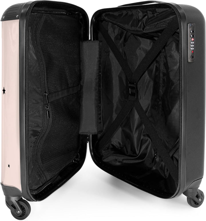 NoBoringSuitcases.com® Kinderkoffer Mädchen - Koffer Kinder - Hartschalenkoffer Einhorn - Reisekoffe