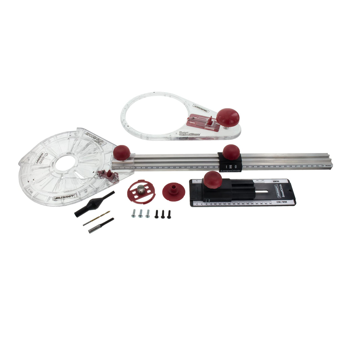 Milescraft 1219 CircleGuideKit, Schwarz, CircleGuideKit