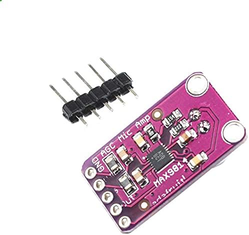 MAX9814 Elektret-Mikrofonverstärker mit automatischer Verstärkungsregelung für Arduino, 5 Stück