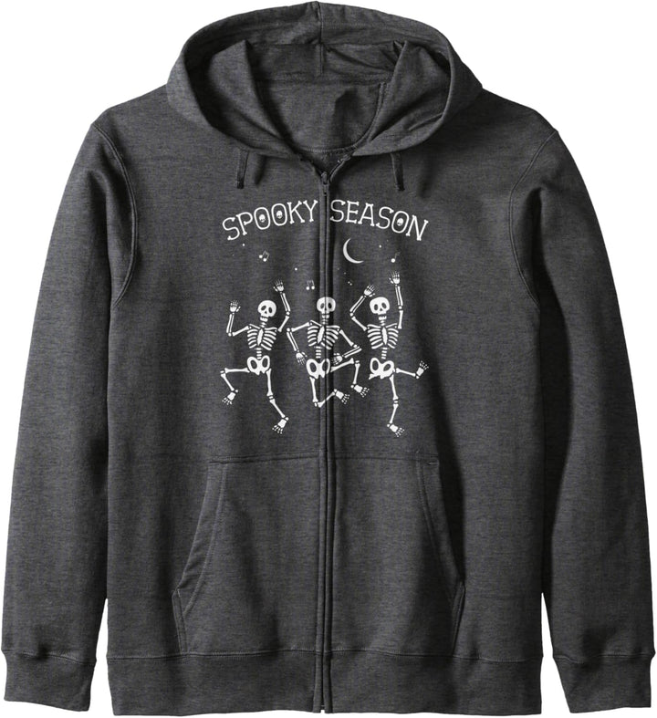 Spooky Season Dancing Skelette Halloween Kapuzenjacke