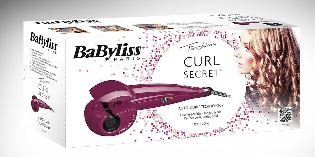 BaByliss C903PE Curl Secret Fashion Dark Pink, Dunkel Pink