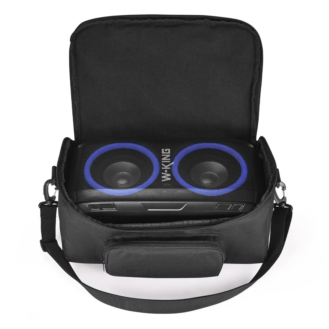 Hzycwgone Tasche Hülle Tragetasche für W-King T9-2 80W Tragbarer Kabelloser Lautsprecher Box Musikbo