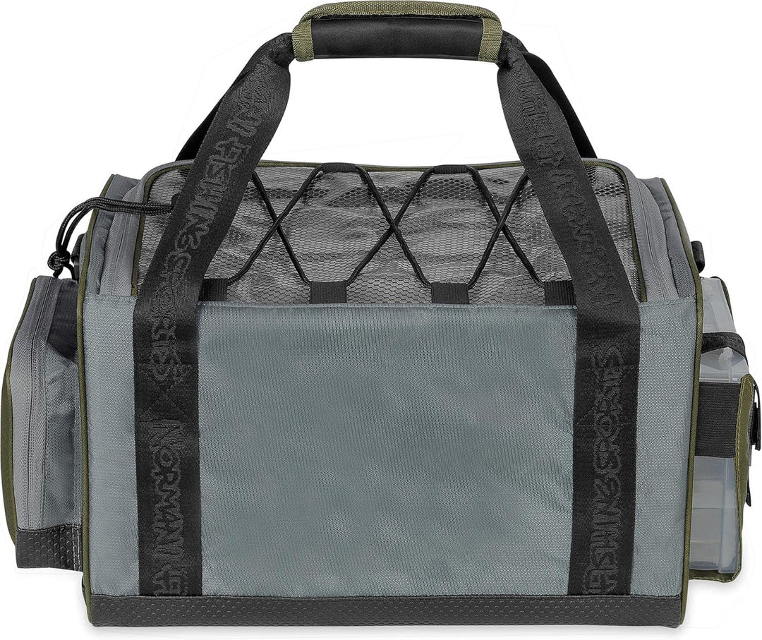 normani XXL Angeltasche mit 5 Köderboxen wasserdichte Angelbox Allzwecktasche Karpfentasche Tackle B