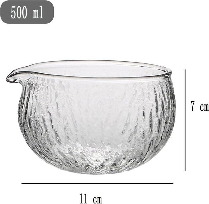 Matcha Schale Japan, Matcha Glasschale mit Hitzebeständig, Matcha Whiskhalter, Dickes Matcha Schale