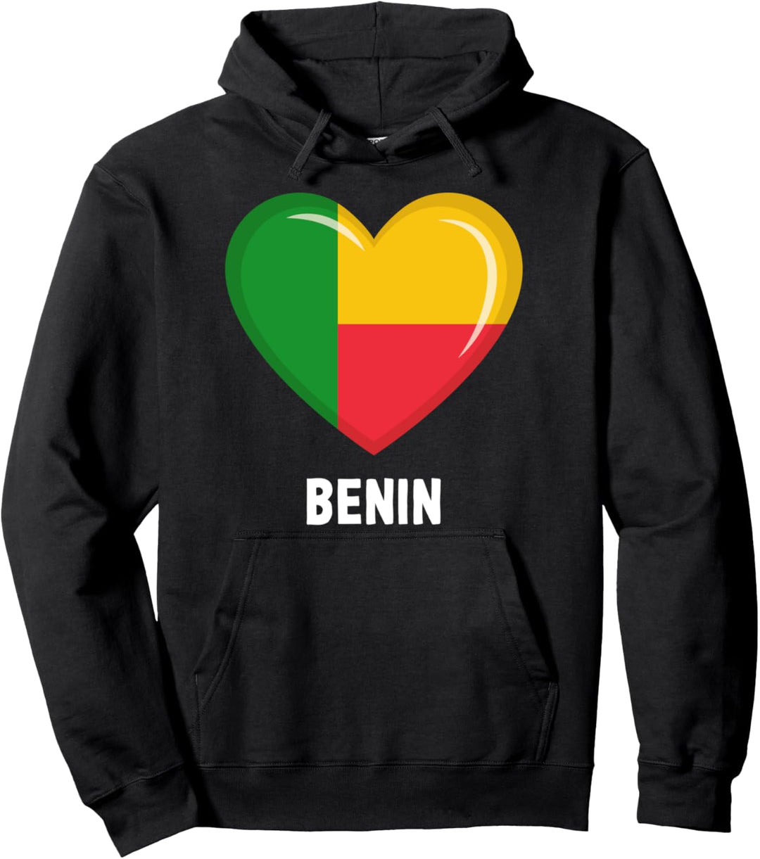 Benin Flag Hoodie | Beninese Pullover Hoodie