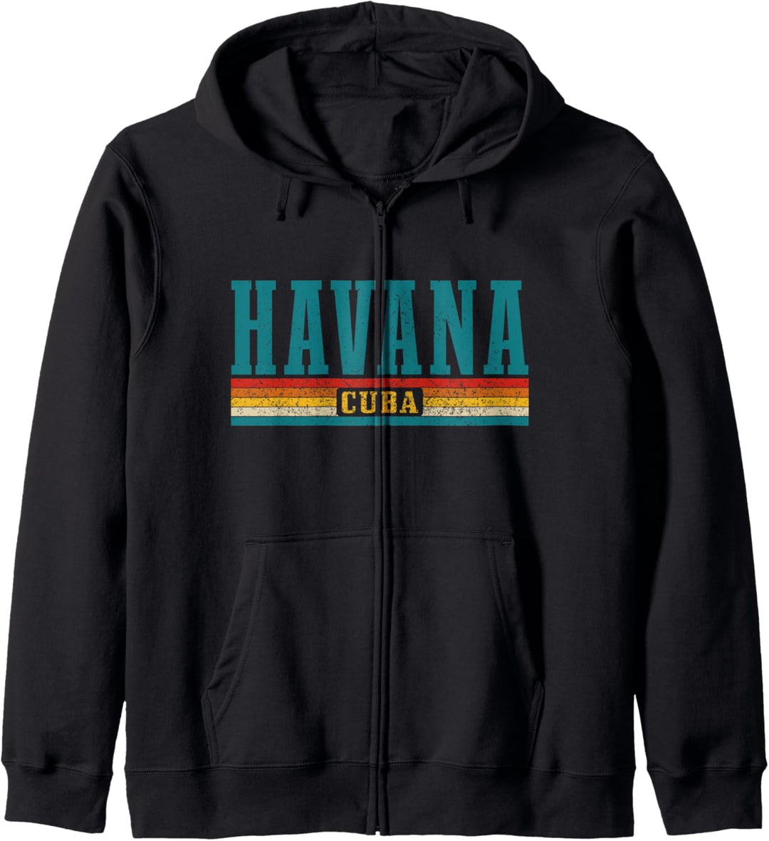 Havana Vintage Retro Cuba Pride Karibik Kapuzenjacke