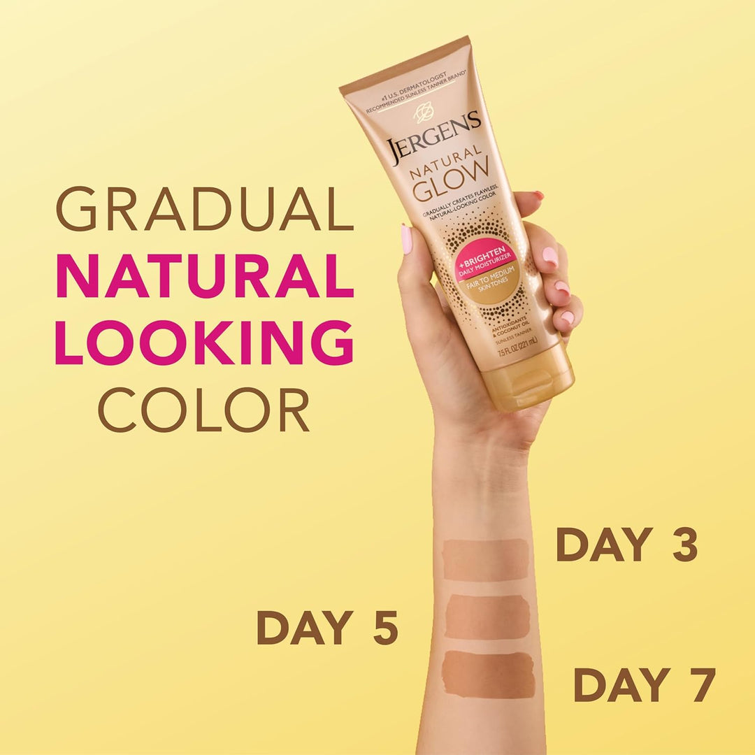 Jergens Natural Glow Daily Moisturizer (Fair to Medium) Körperselbstbräuner