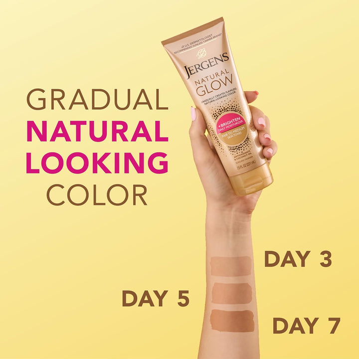 Jergens Natural Glow Daily Moisturizer (Fair to Medium) Körperselbstbräuner