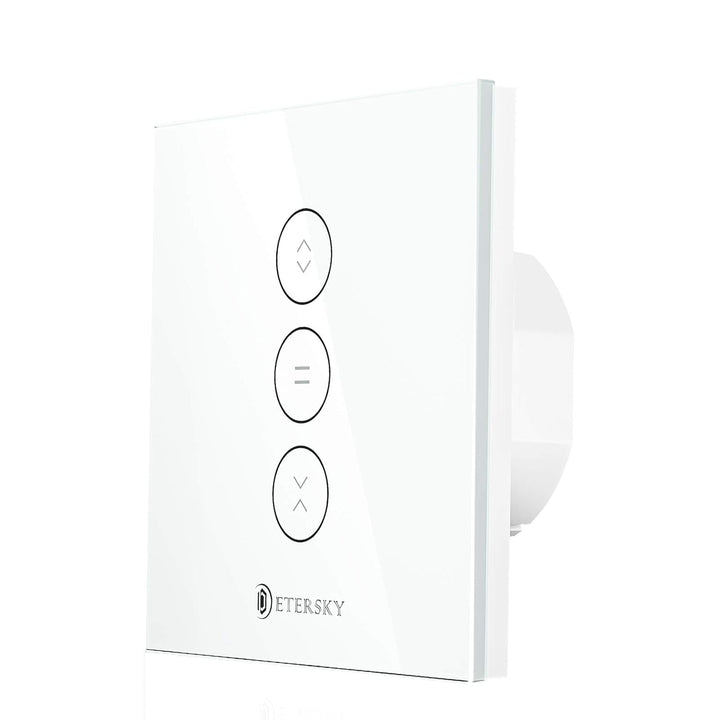 Smart Rolladenschalter, Etersky Rolladen Zeitschaltuhr Smart Jalousien Schalter mit Touch Panel, Kom