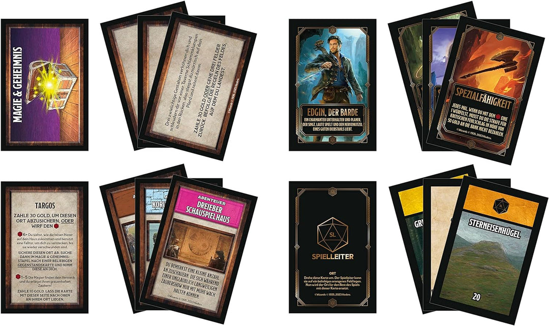 Monopoly Dungeons & Dragons: Ehre unter Dieben Spiel, inspiriert vom Film, Monopoly D&D Brettspiel f