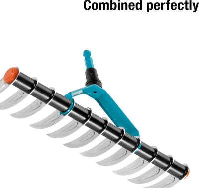 Gardena combisystem-Rasenlüfter: Manueller Vertikutierer mit 35 cm Arbeitsbreite, ideales Gartenzube