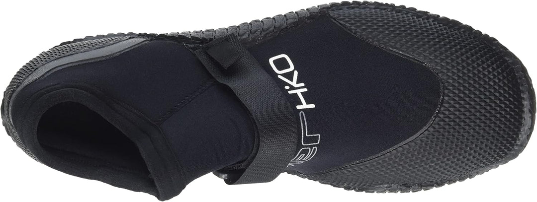 Neoprenschuh Hiko Sneaker mit Klett Wassersport Kanu Kajak Schwimmen SUP Surfen 10 =44.5 EU Schwarz,