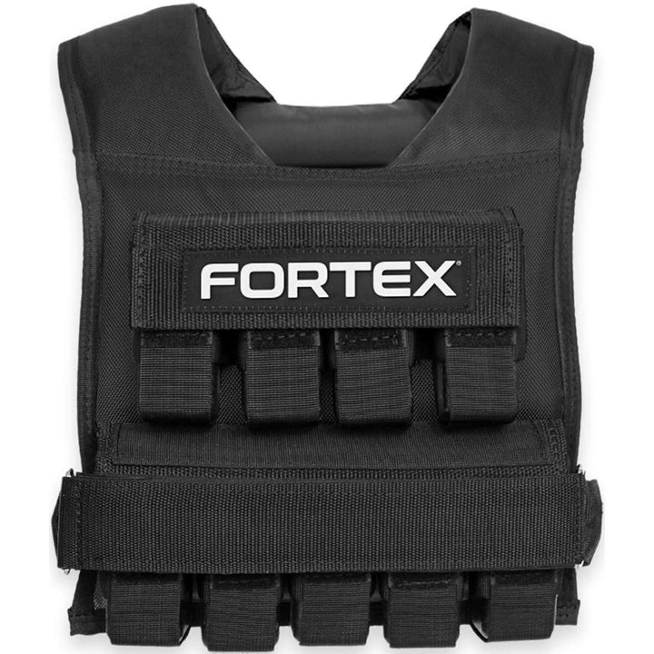 Fortex Gewichtsweste 10-20kg mit herausnehmbaren Gewichten | Trainingsweste Fitnessweste