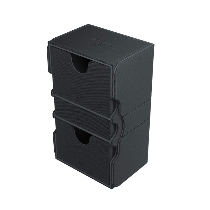 Gamegenic GGS20025ML Stronghold 200-Card Convertible Deck Box, Black Schwarz, Schwarz