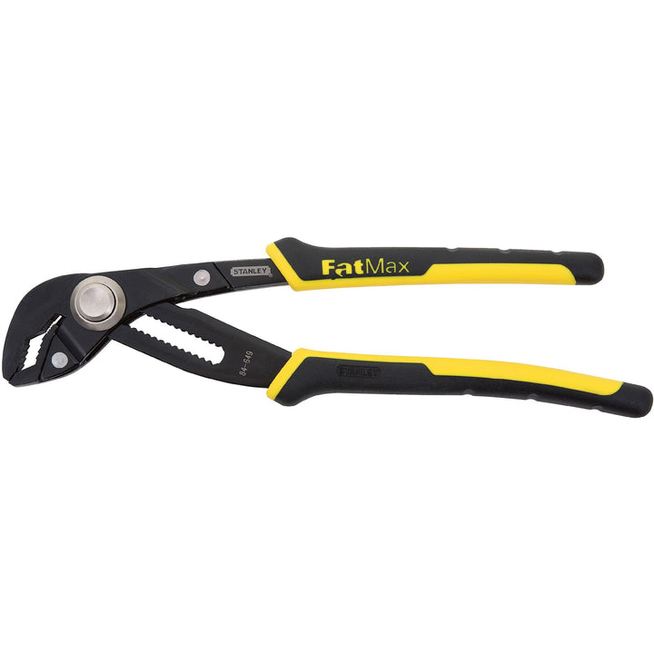 Stanley FatMax Wasserpumpenzange (304 mm Länge, Einstellung per PushLock, 17 Positionen, ergonomisch