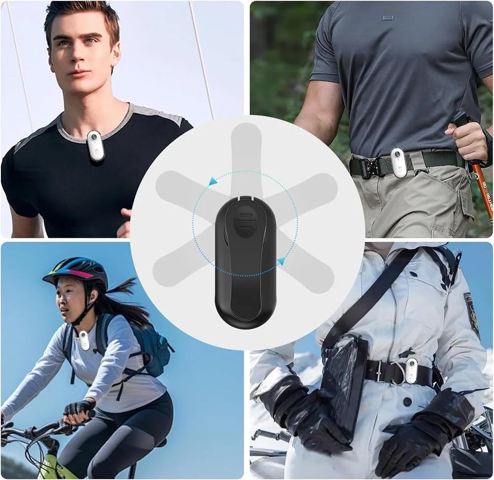 TKMARS Mini 4K Action Kamera WLAN, Magnetische Bodycam mit 120° Weitwinkel, Wasserdicht bis 30m mit