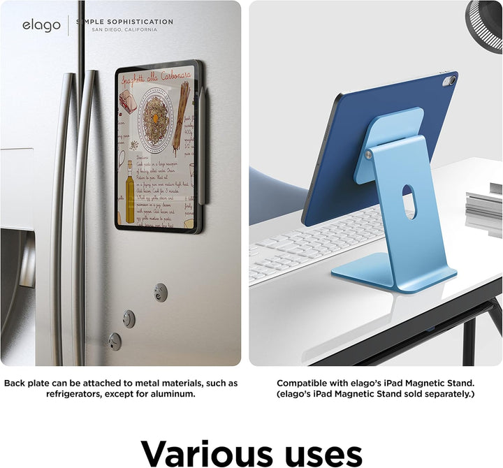 elago Magnetische Folio Hülle Kompatibel mit iPad A16, 10. Generation [10,9"] - Rückwand Kann an Met