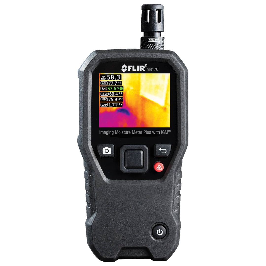 FLIR Feuchtigkeitsmessgerät mit integriertem Wärmebilddetektor für Temperatur- und relative Feuchtig
