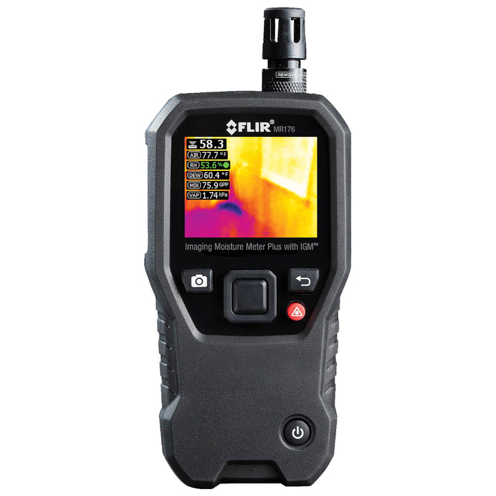 FLIR Feuchtigkeitsmessgerät mit integriertem Wärmebilddetektor für Temperatur- und relative Feuchtig
